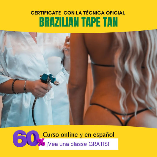 Curso Online | Spray Tan | Castellano